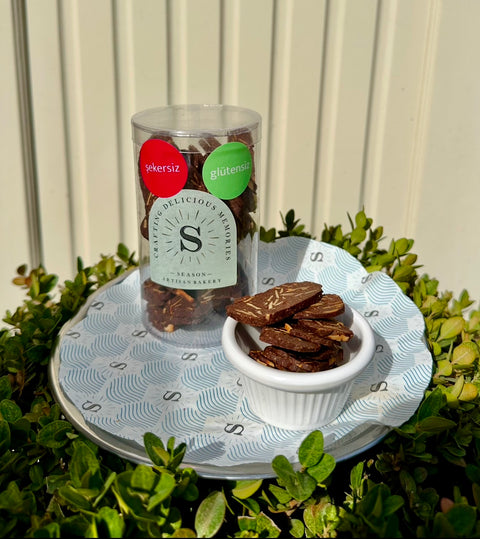 Karabuğdaylı Brownie Thins, Rafine Şekersiz, Glütensiz