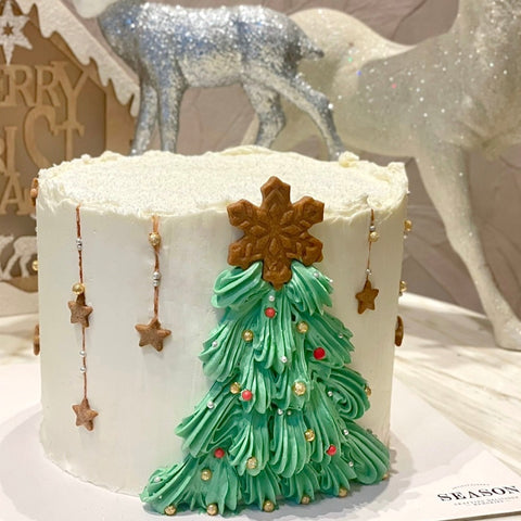 Christmas Tree Cake (farklı kişi seçenekleriyle)