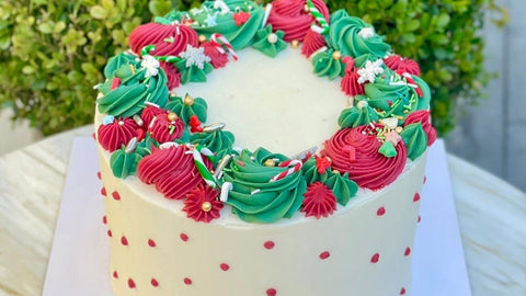 New Year Cake (farklı kişi seçenekleriyle)