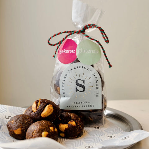 Date & Peanut Cookies, Sugar Free, Gluten Free, Vegan